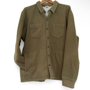 Duluth Trading Co Olive Men's Shirt Jacket